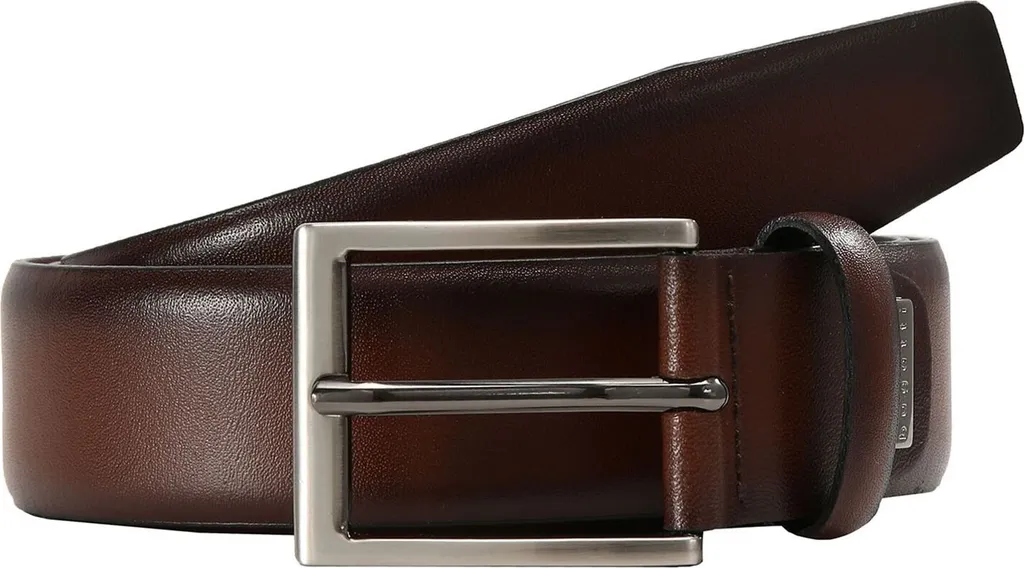 Cintura Bugatti W105 Brandy Marrone: Emozione in Vera Pelle
