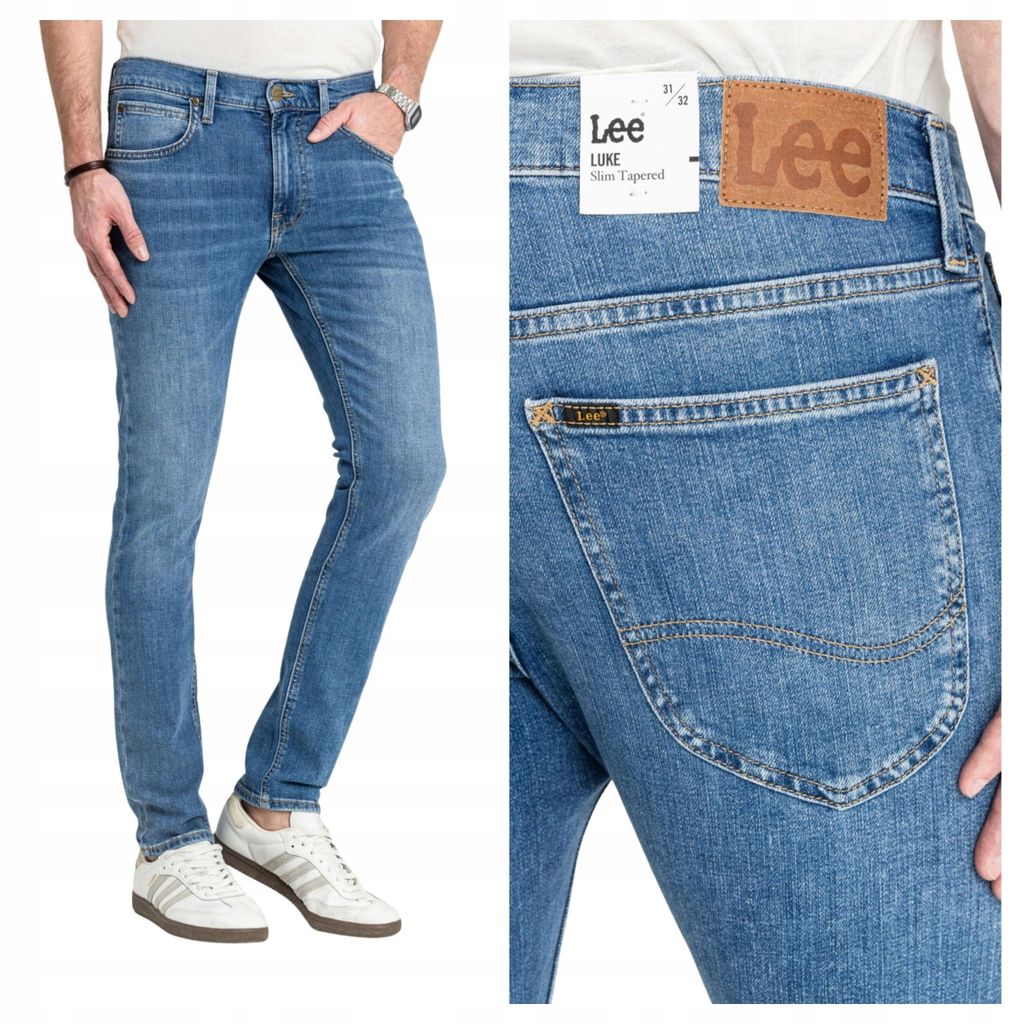 Lee | Herren Luke Slim Tapered Jeans Blau Highland W34 L34 Produktbild 
