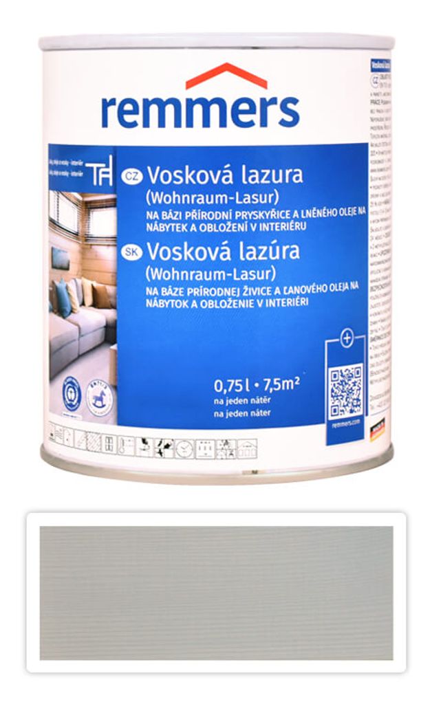 REMMERS Vosková lazura 0.75 l Antická šedá Obrázek produktu 