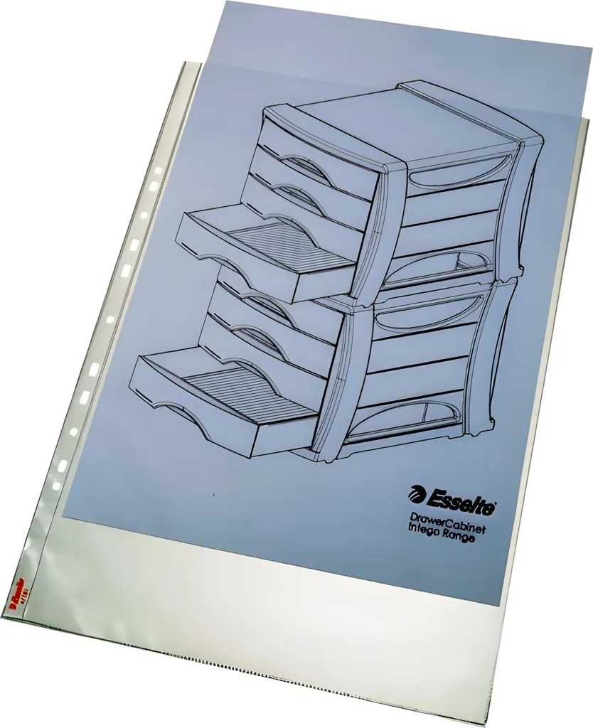 Buste Trasparenti A3 Esselte Standard Plus - 10 Pezzi Verticali
