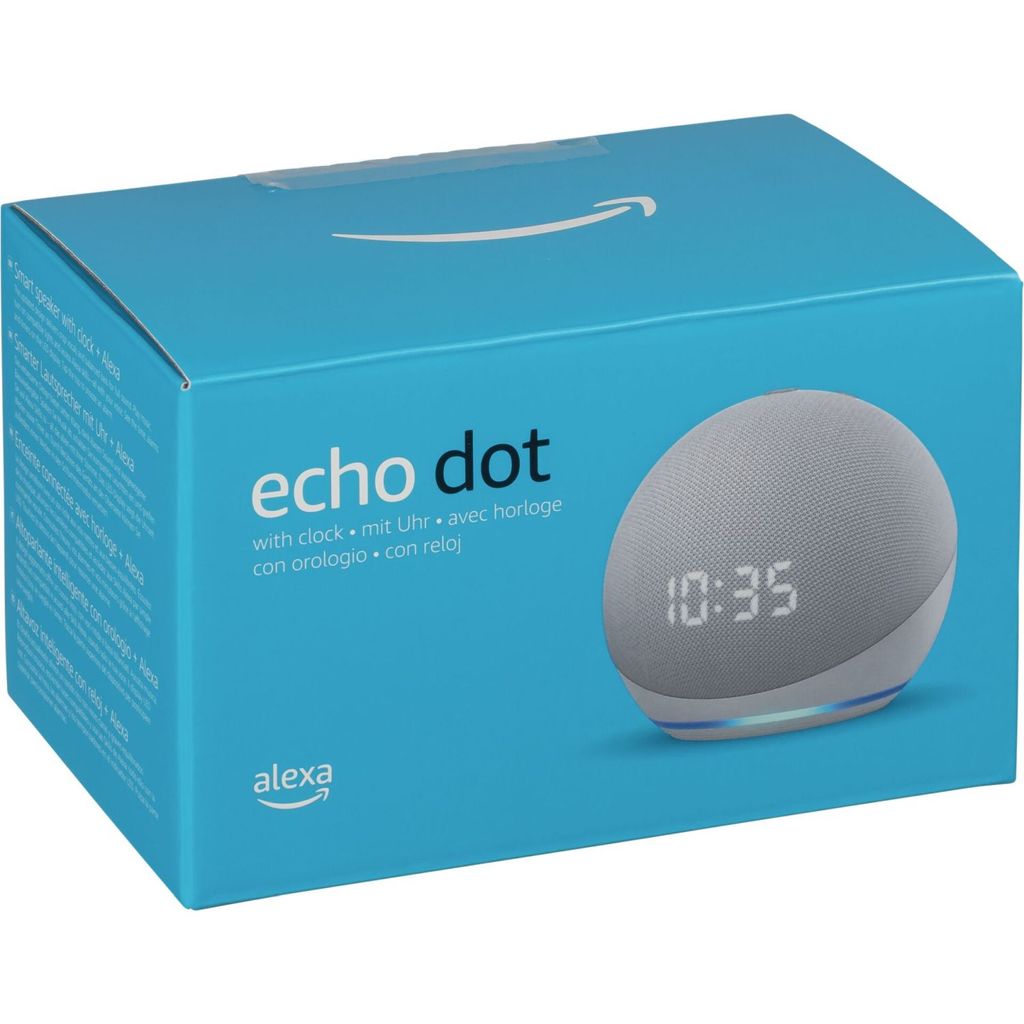Amazon Echo Dot Intelligenter Lautsprecher mit Alexa 4. Gen. Weiß Stoff 