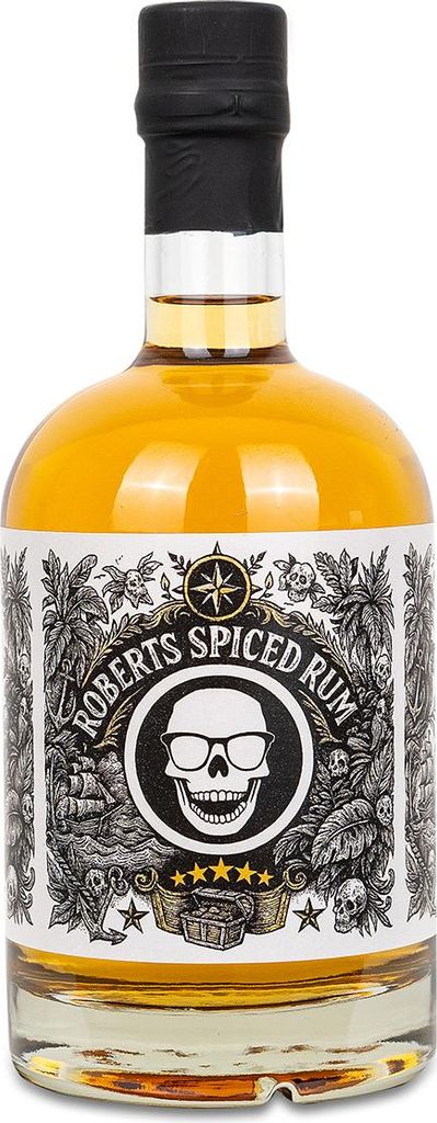 Robert’s Spiced Rum 500 ml – Premium Spiced Rum mit Gewürzen, aromatischer Rum 40%vol