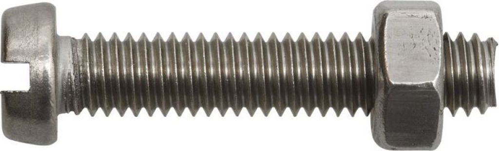 SWG Gewindeschrauben mit Mutter A2 5 X 12 mm 8 Stück - 287051280
