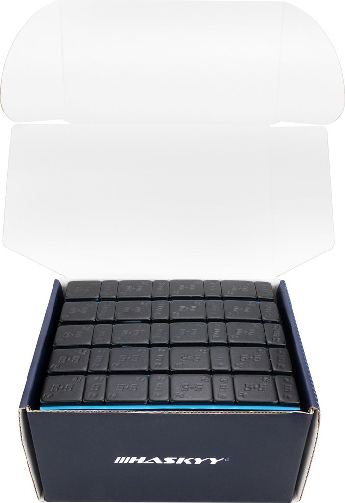 100 Haskyy SCHWARZ Auswuchtgewichte 5g*4+10g*4 Produktbild 