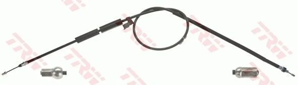 Câble de frein à main robuste TRW GCH590 pour Mazda 3 BK montage d'origine