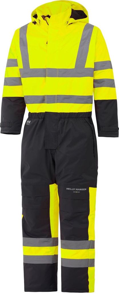 Helly Hansen Winteroverall ALTA INSULATED SUIT 70665, Farbe:yellow/charcoal, Größe:44
