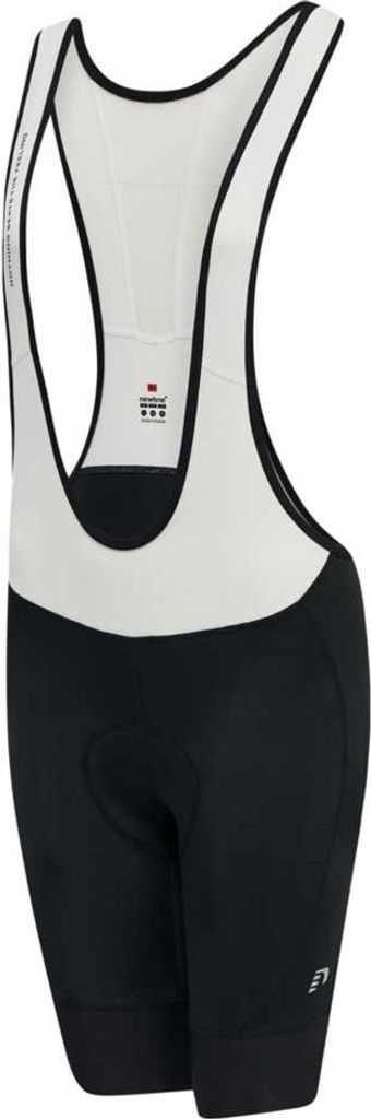 newline Womens Core Bike Panel Bib Shorts - black/white, Größe:L