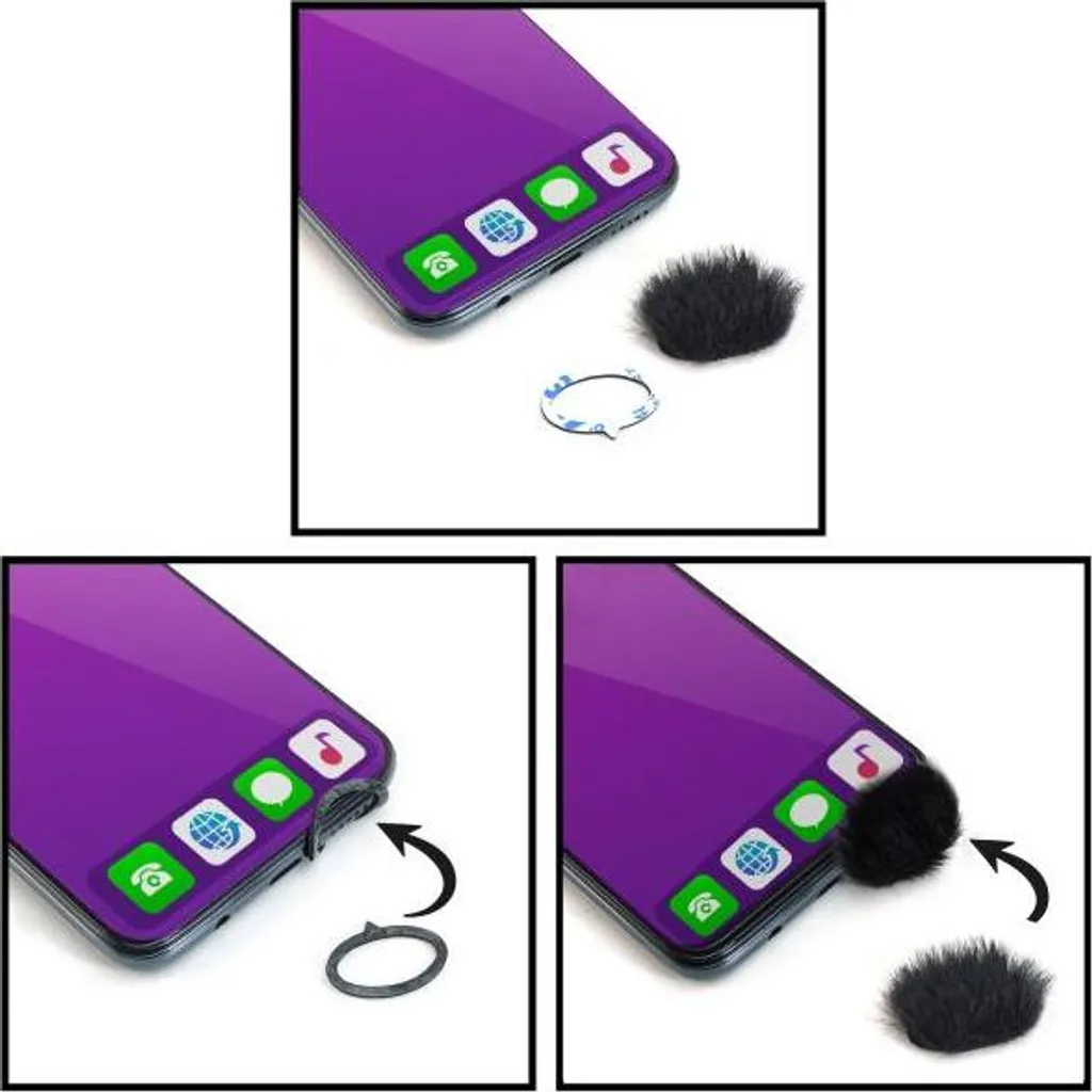 keepdrum Support Smartphone Variable avec Micro-cellule et Anti-vent - 8