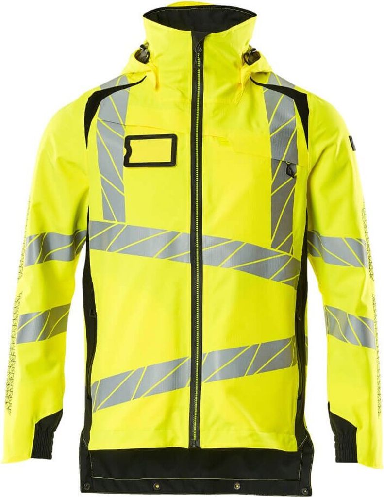 MASCOT 19001-449-1709-2XL, Jacke, Mann, Schwarz, Gelb, 2XL, 116 cm, Polyester