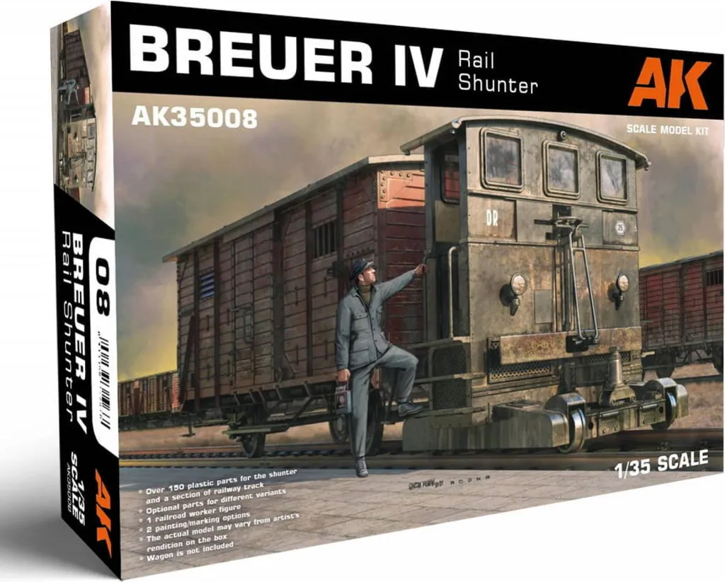 Breuer IV Rail Shunter AK-35008 avec intérieur détaillé échelle 1/35