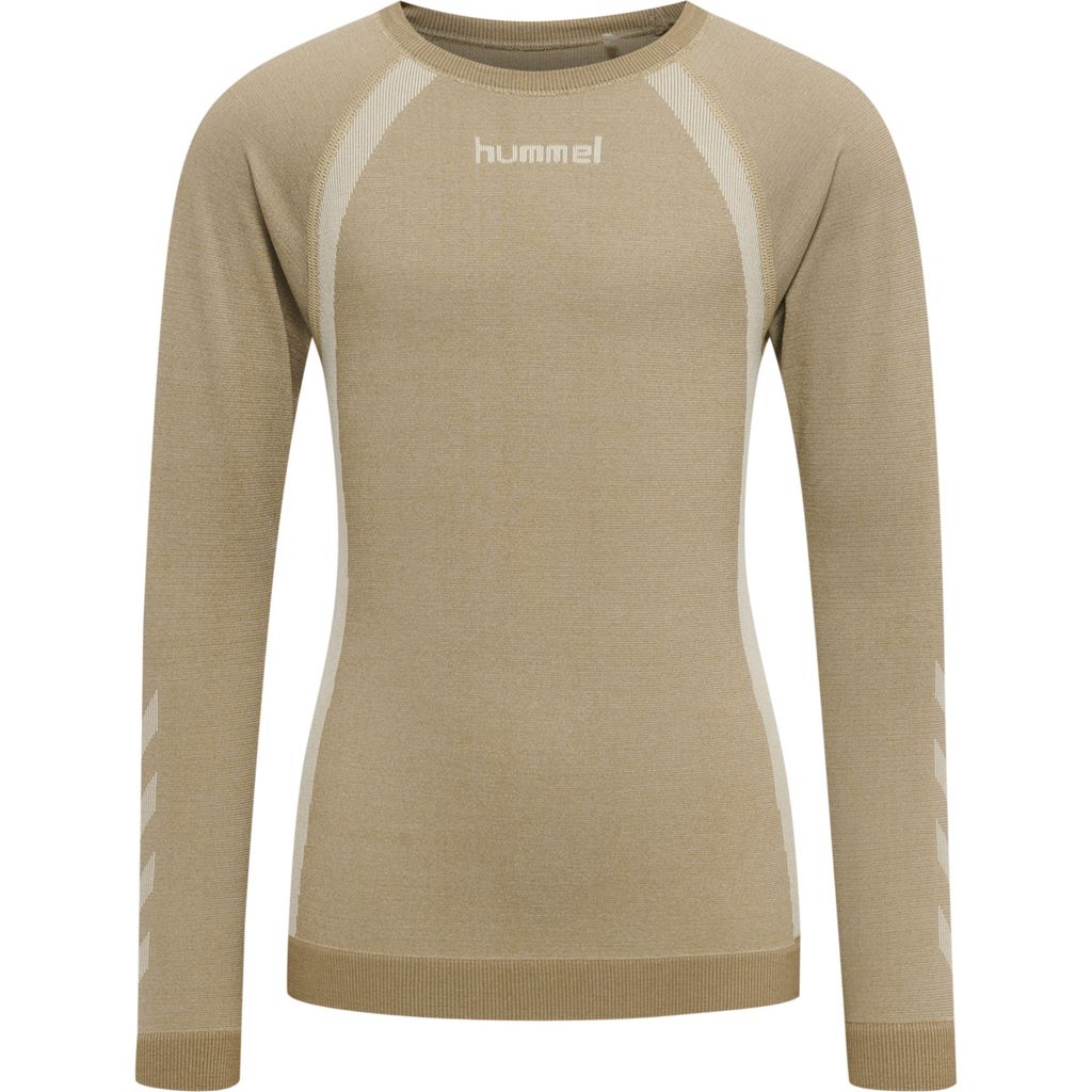hummel hmlSPIN Seamless Langarmshirt Mädchen simply taupe 122/134
