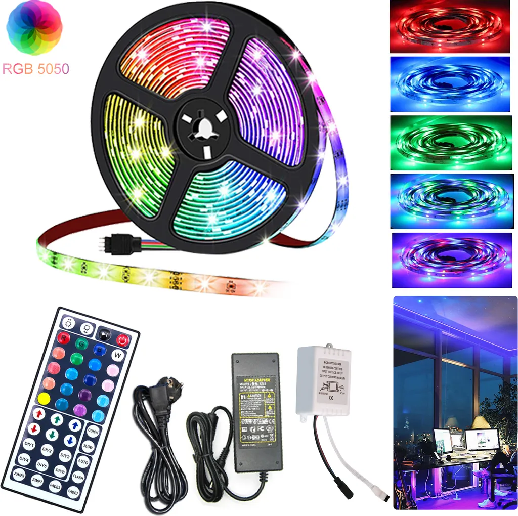 LED Strip RGB Jopassy 2M 5050 SMD: Illuminazione Gaming e Setup PC