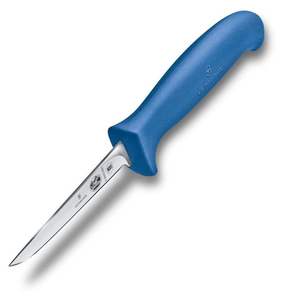 Fibrox, Geflügelmesser, 9cm, gerade, small, blau