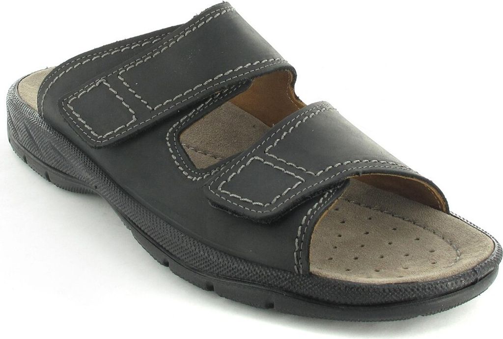 Jomos Pantolette schwarz in Gr. 50