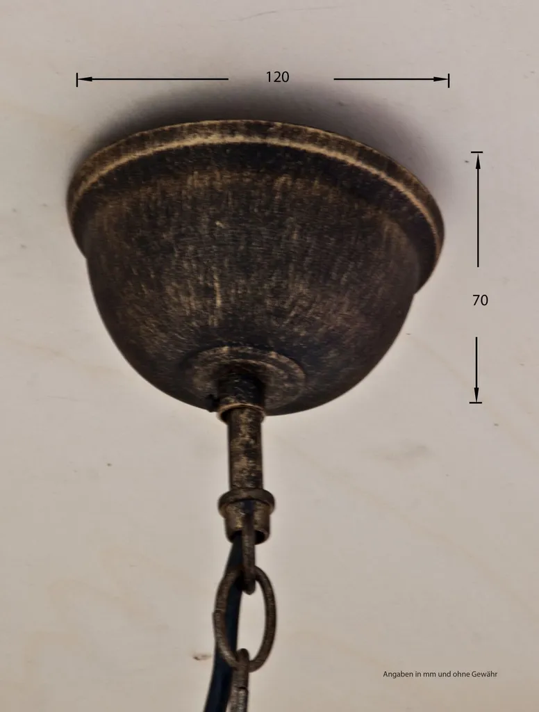 Suspension extérieure Monaco or-multicolore ø20cm Rabalux 8184 E27 - 7