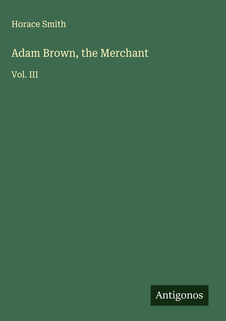 Adam Brown, der Kaufmann