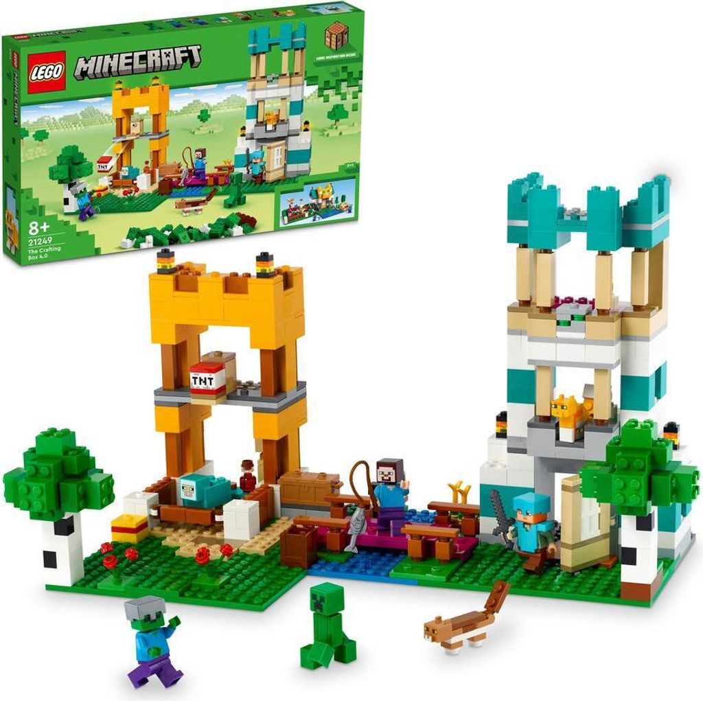 LEGO 21249 Minecraft Die Crafting Box 4.0, 2in1-Set zum Produktbild 