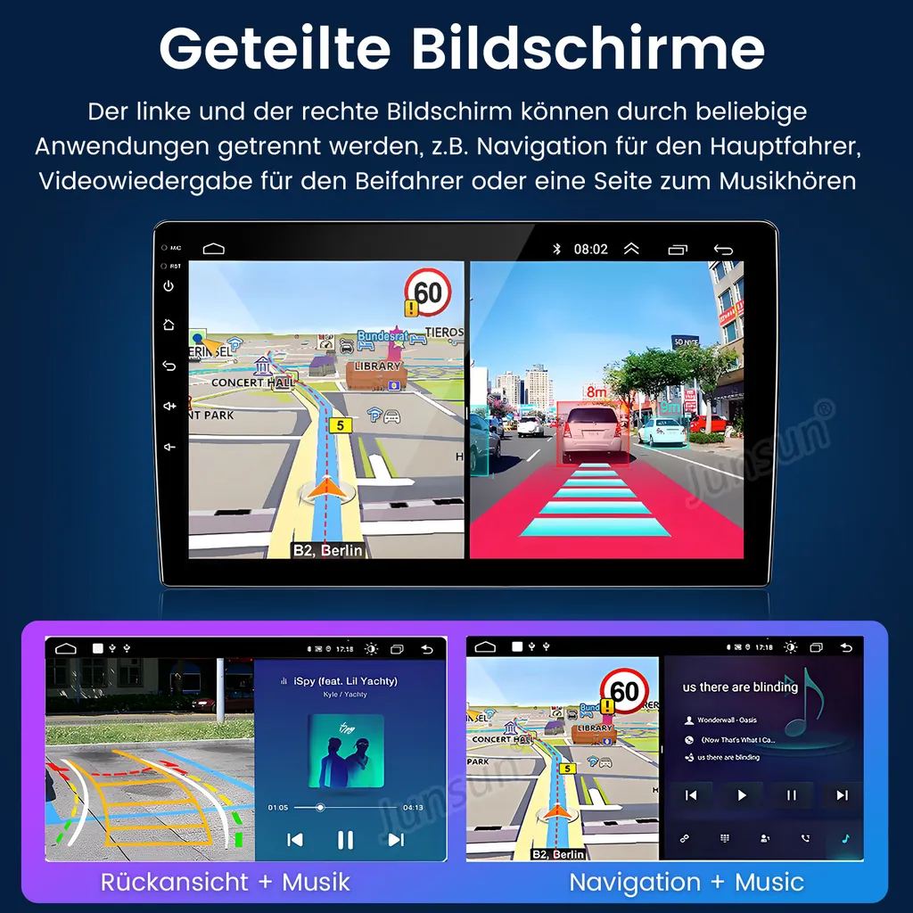 Navigatore 9" HD VW Polo 2008-2020 Android 13 Carplay Android Auto - 6
