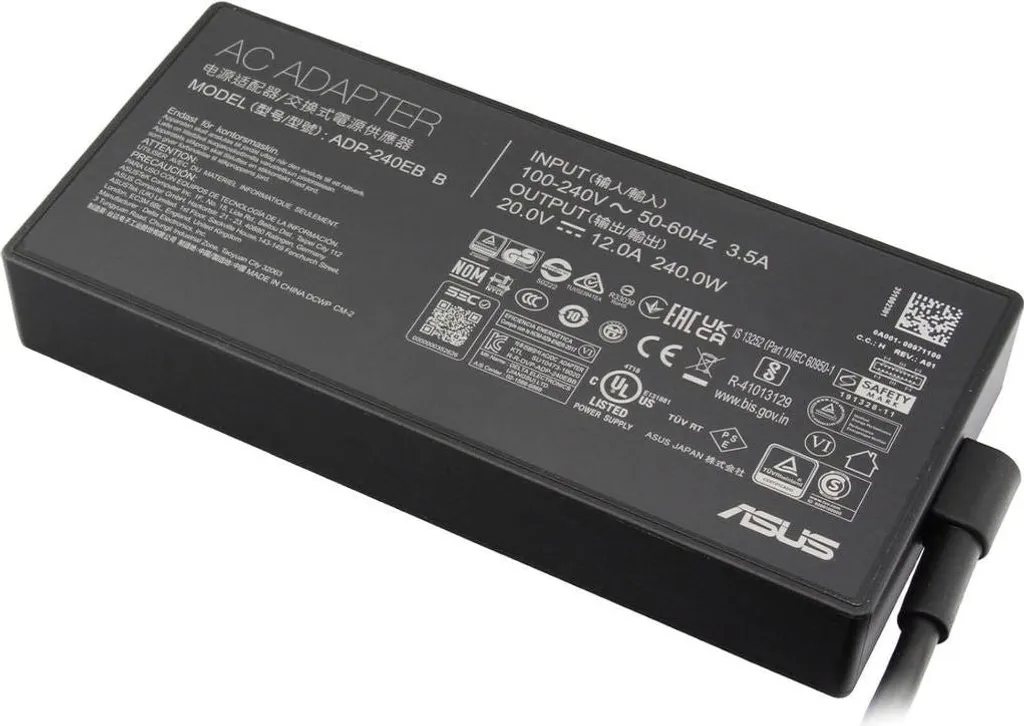 Adaptateur secteur Asus 240W 20V 12A avec prise compacte originale