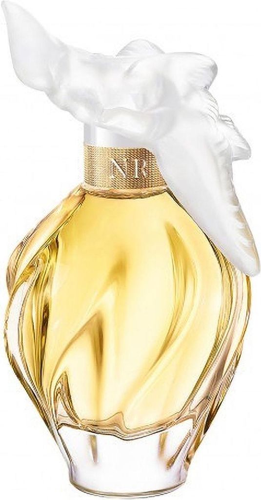 A bottle of Nina Ricci L'air Du Temps Eau De Toilette Spray.
