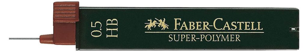 Faber-Castell 0,5 mm HB Super-Polymer-Fineline ( 1 Packung à 12 Stück)