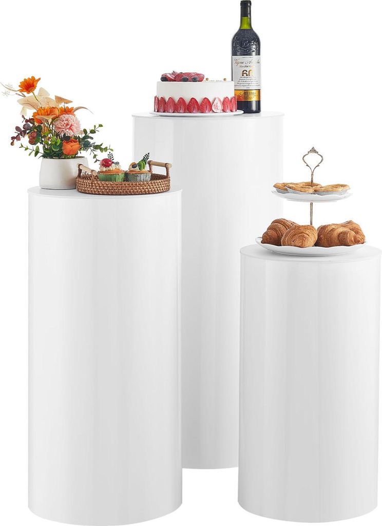 VEVOR Présentoir pour fleurs de mariage, 3 pièces, socle Image du produit 