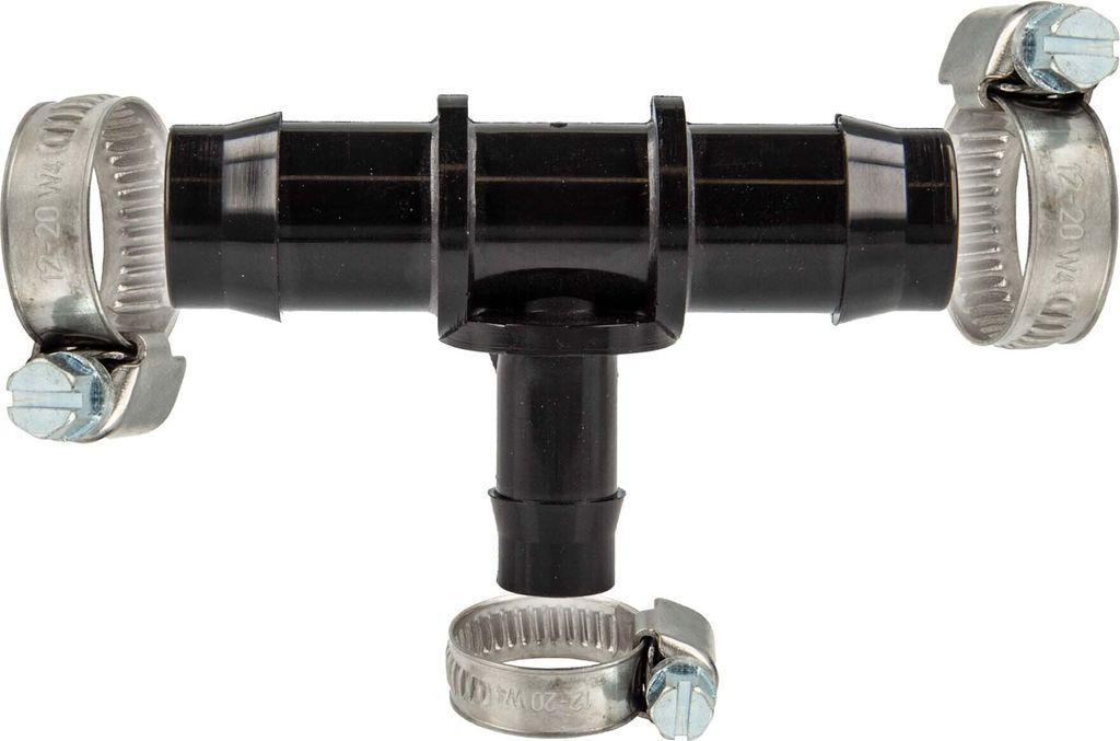 tecuro Schlauchverbinder T-Stück Ø 28 x Ø 21 x Ø 28 mm, mit Produktbild 