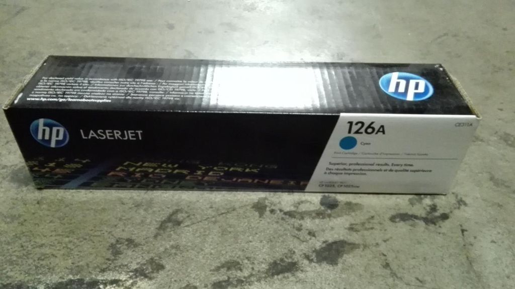 HP 126A Toner cyan (CE311A) Produktbild 