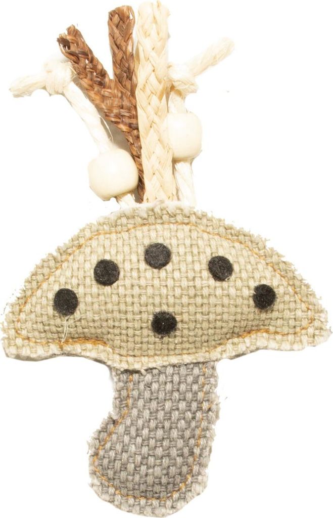 Duvo+ Katzenspielzeug Canvas Pilz grau