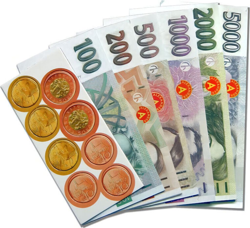 Pexi Hrací peníze české koruny Obrázek produktu 