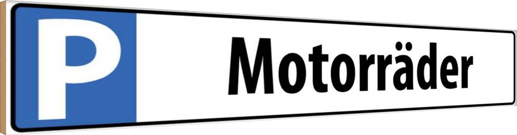 vianmo Holzschild 10x46 cm Motorräder Sport Hobby