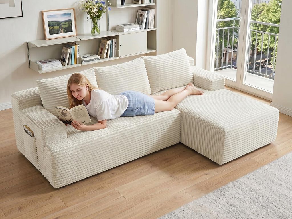 GLP 238 cm modulares Sofa, Ecksofa mit Recamiere rechts, Produktbild 
