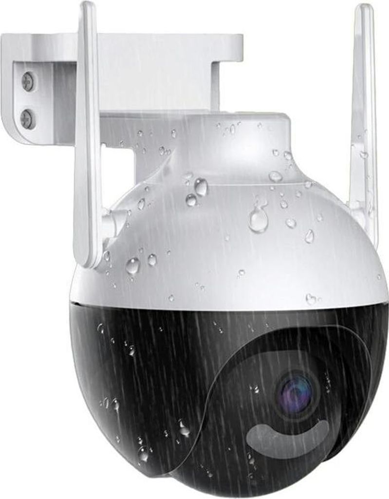 Hiseeu WHD912B 2MP Überwachungskamera Außen 1080P HD IP66 Nachtsicht Farb-AI Menschenerkennung WLAN WiFi App, EU Stecker