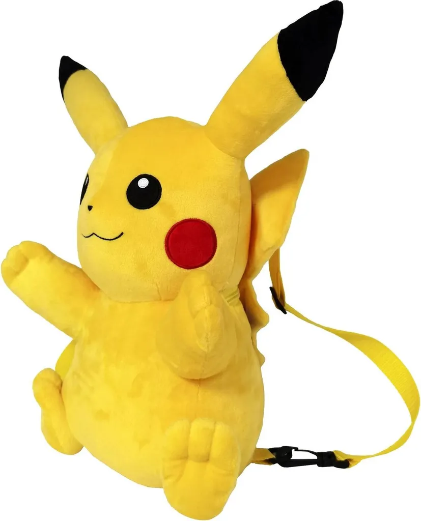 Sac à dos en peluche Pikachu 36 cm pour enfant et collectionneur Pokémon