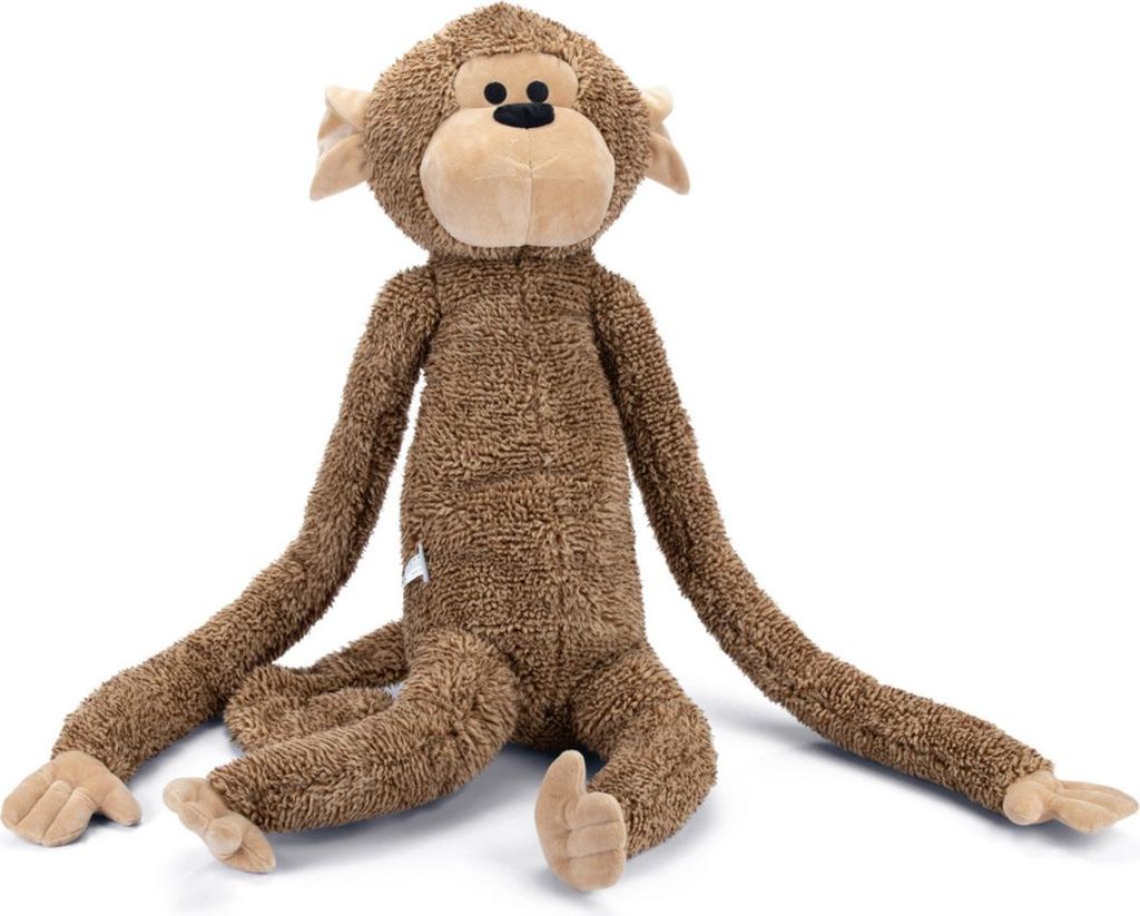 Beeztees Affe Vik - Hundespielzeug - Plusch - braun - XL - 80x30x20 cm