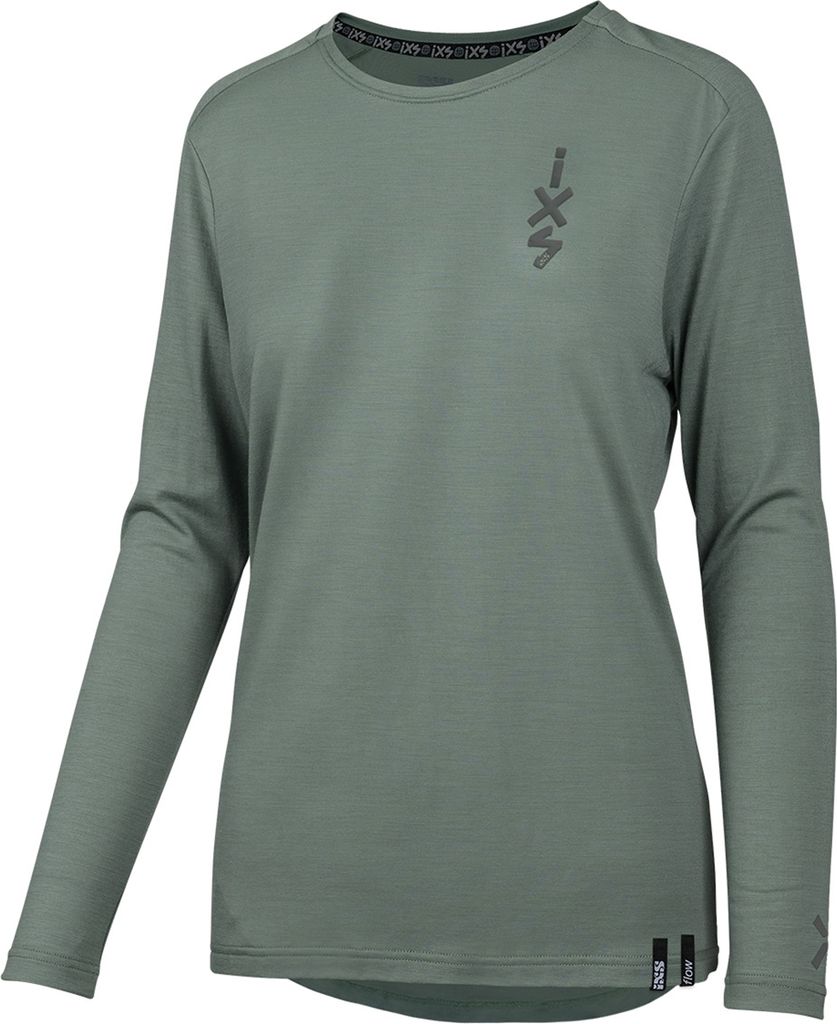 iXS Women's Flow Merino long sleeve jersey Sage 34