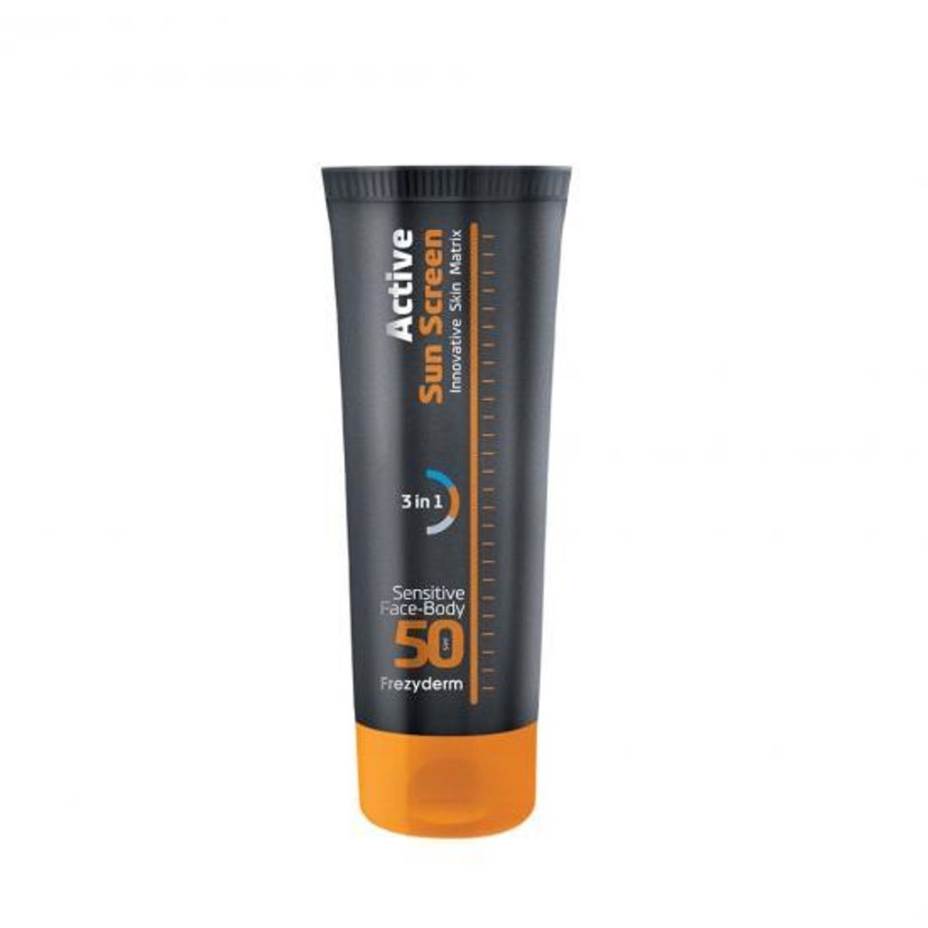 Frezyderm Active Sun Screen Sensitive Face-Body SPF50+ 150ml