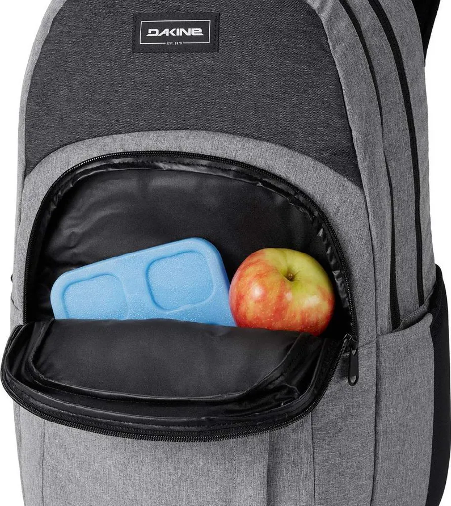 Sac à Dos Scolaire Dakine Campus M 25 Litres Noir avec Poche Isotherme - 6