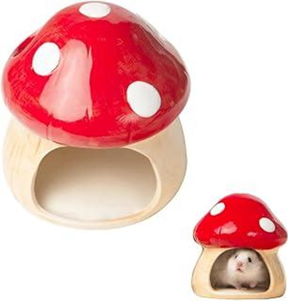 Hamster Versteck Keramik, Hamster Höhle Keramik Haus Badehaus, Keramikhaus für Hamster, für Zwerghamster