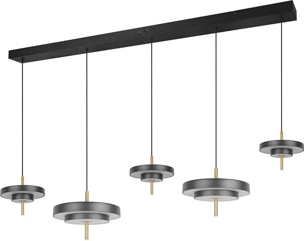 Luminaire Suspendu LED Design Linéaire 140cm CCT Variable pour Salon