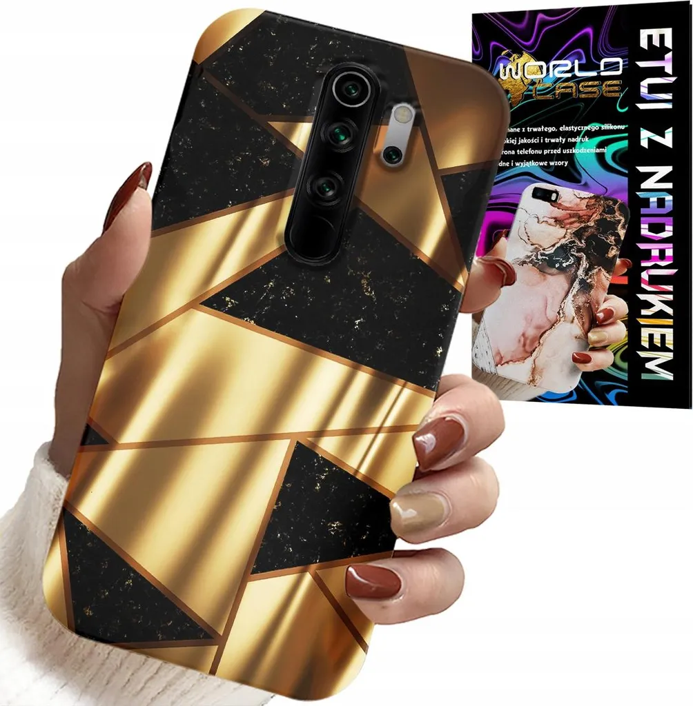 Offerta Famiglia: Cover Xiaomi Note 8 Pro Oro + Pellicola Idrogel