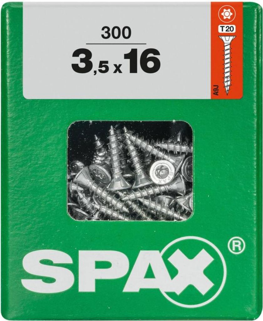 Spax Universalschrauben 3.5 x 16 mm TX 20 - 300 Stk.