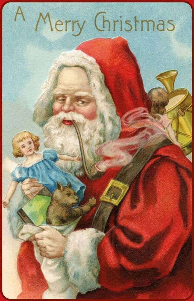vianmo Holzschild 18x12 cm Weihnachtsmanne Santa Fest