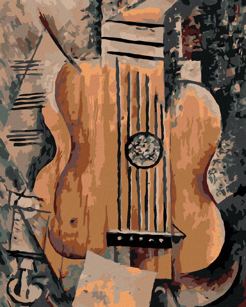 Diamondi - Diamond painting - MUSIKALISCH, 40X50 cm, mit Keilrahmen (bereits gespannt)