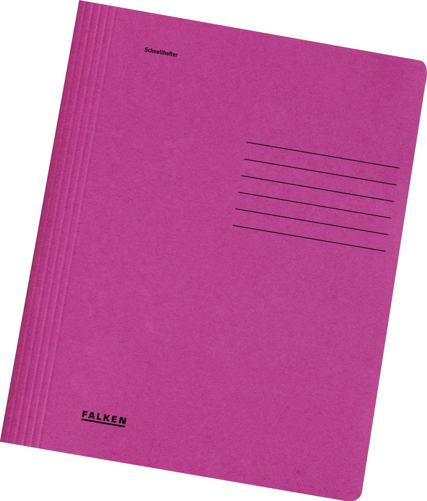 Falken Schnellhefter 26001200 A4 Karton pink Produktbild 