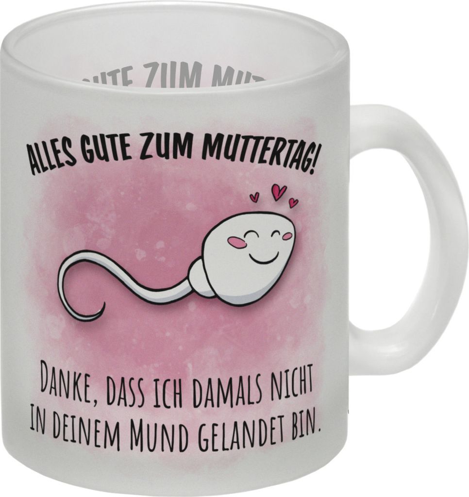 Danke Mama, dass du nicht Glas Tasse zum Muttertag mit Mund Spruch