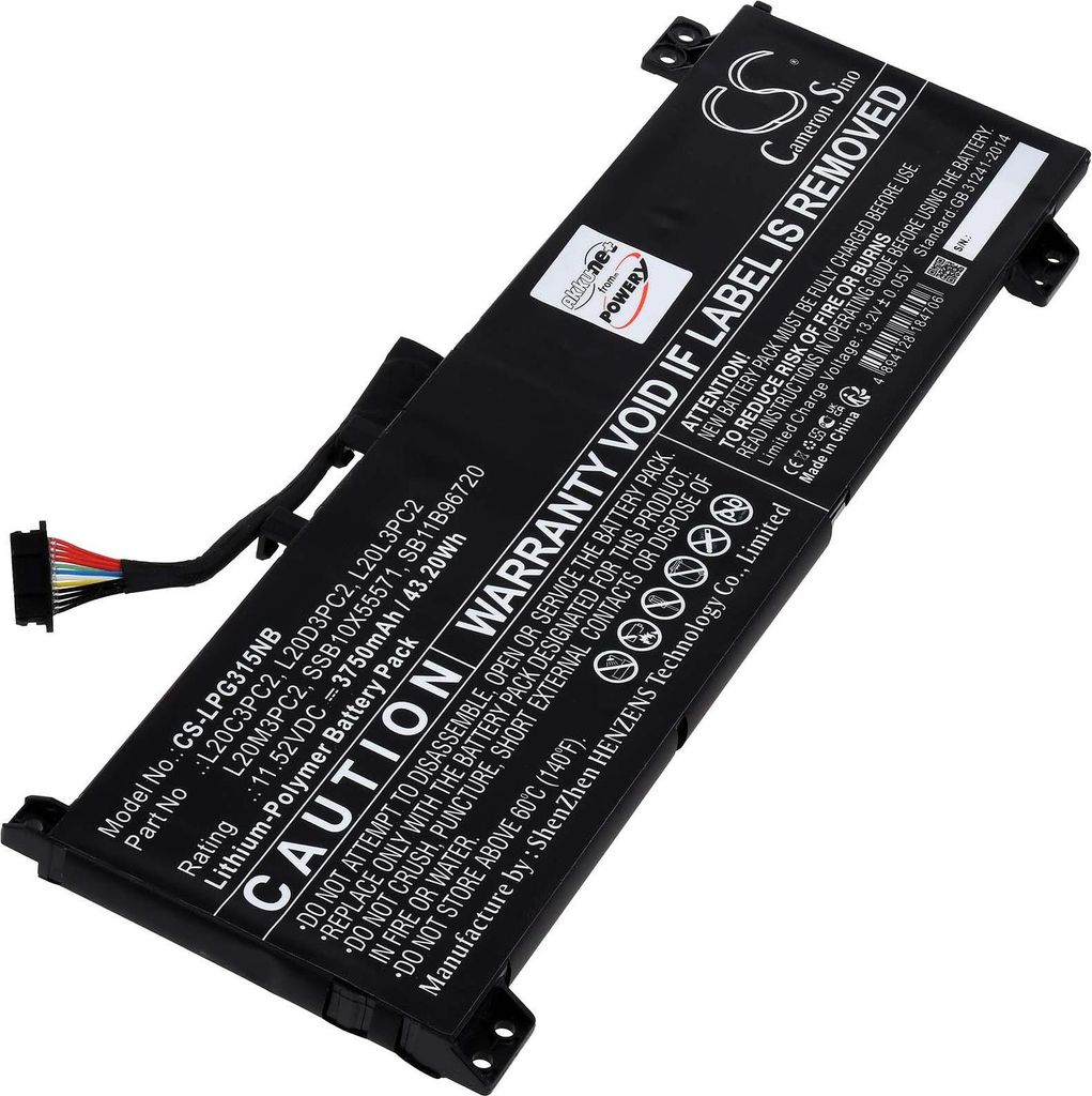 Akku kompatibel mit Lenovo Typ 5B11B96718