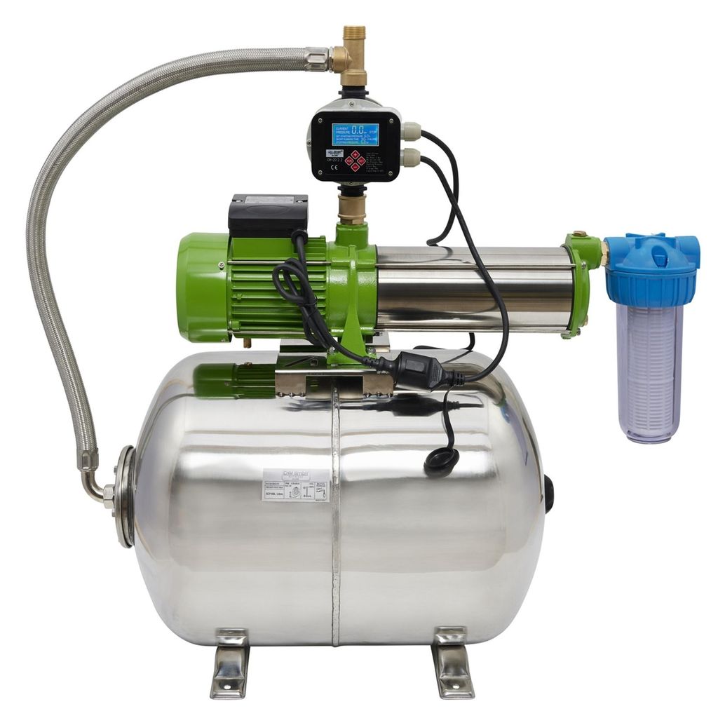 CHM GmbH® Hauswasserwerk 100 Liter Edelstahl 2,1 Kw Produktbild 