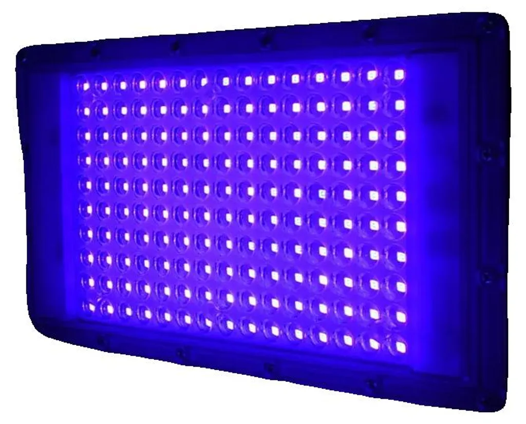 Lampe UV industrielle 100W pour séchage résine et colle 365nm 395nm