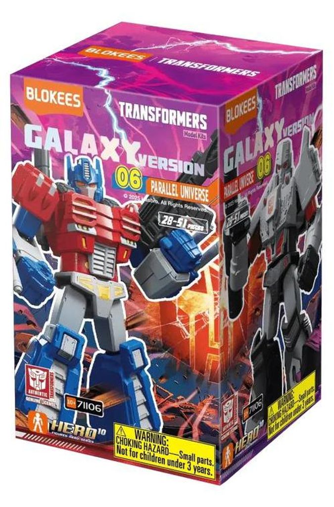 Dickie Blokees Transformers Galaxy 06 Bausatz zufällige Produktbild 